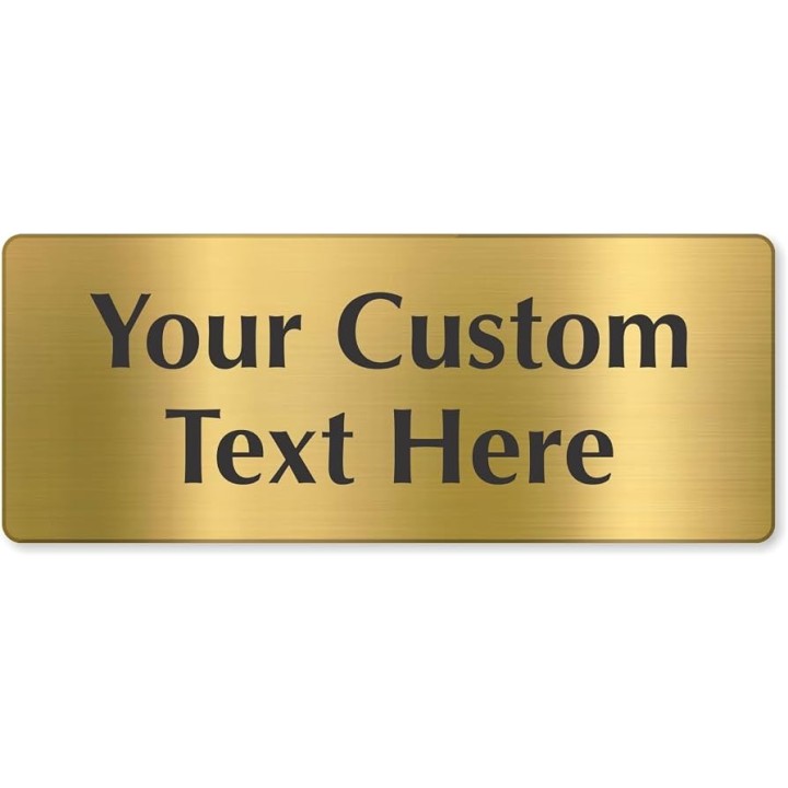 Custom door plaque