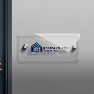 Acrylic sign